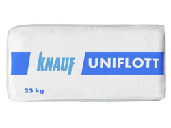 Шпатлевка для внутренних работ гипсовая Knauf Uniflott.