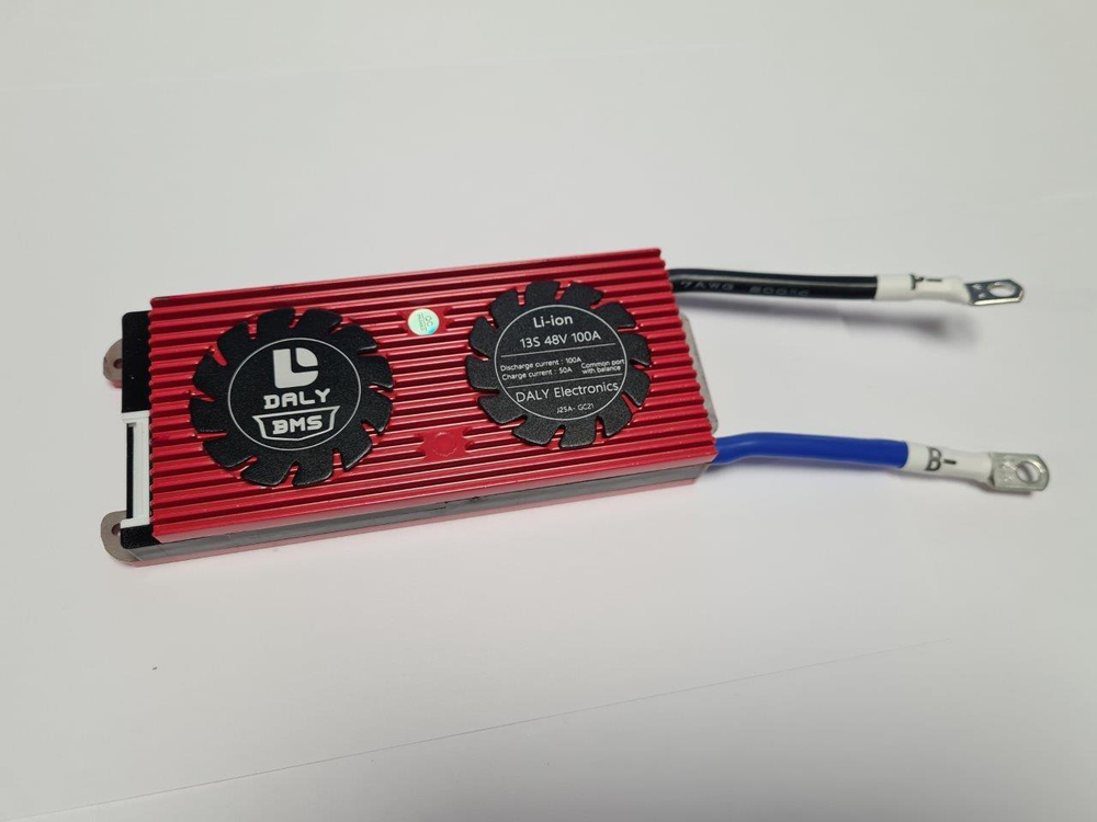 Плата контроля BMS Li-ion 13S 48V 100A