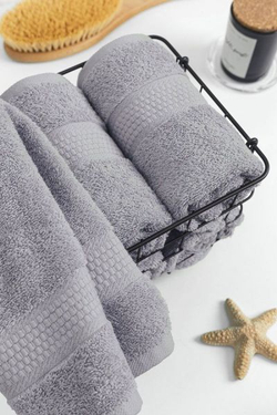 Полотенце махровое, г/к, 100х150, арт. 100-150 BS, 400 гр/м2, цвет: 3106-Светло-серый,