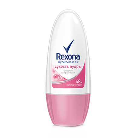 Рексона 50 мл. жен. ролик. MotionSense Сухость пудры  защит. 48ч. цветоч.