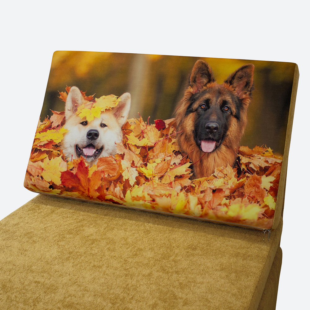 Кресло-кровать "Миник" 70 см, купон Собаки