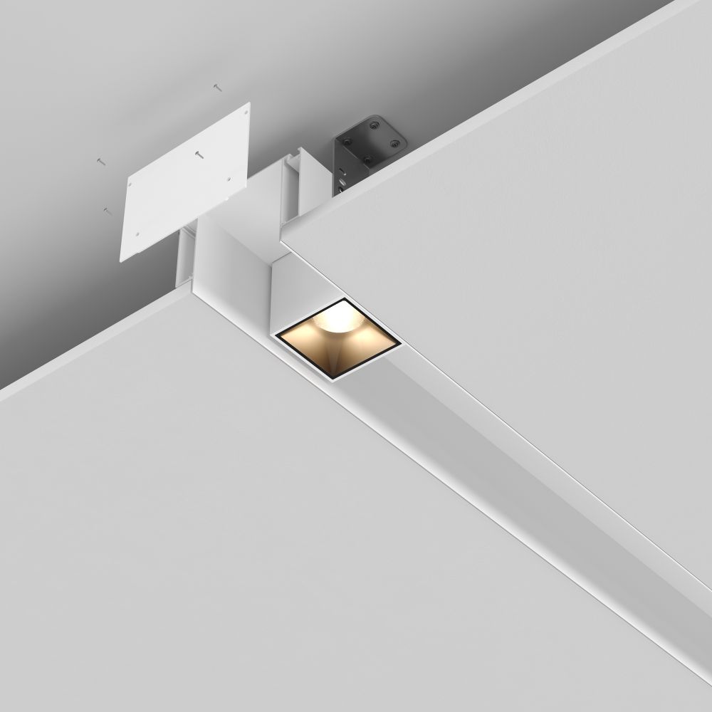 Профиль для ниши скрытого монтажа в гипсокартонный потолок Maytoni ALM-11681-PL-W-2M