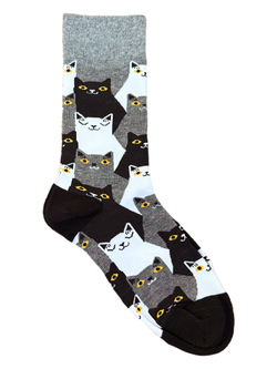 Носки р.35-40 "Cute Animals" Котики и Кошечки