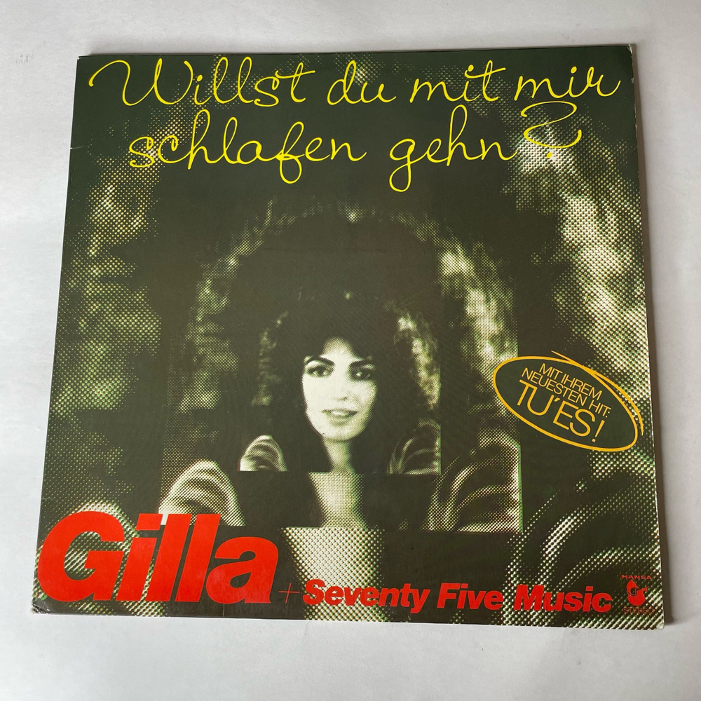 Винтажная виниловая пластинка LP Gilla And Seventy Five Music, Willst Du Mit Mir Schlafen Gehn (Германия 1975)