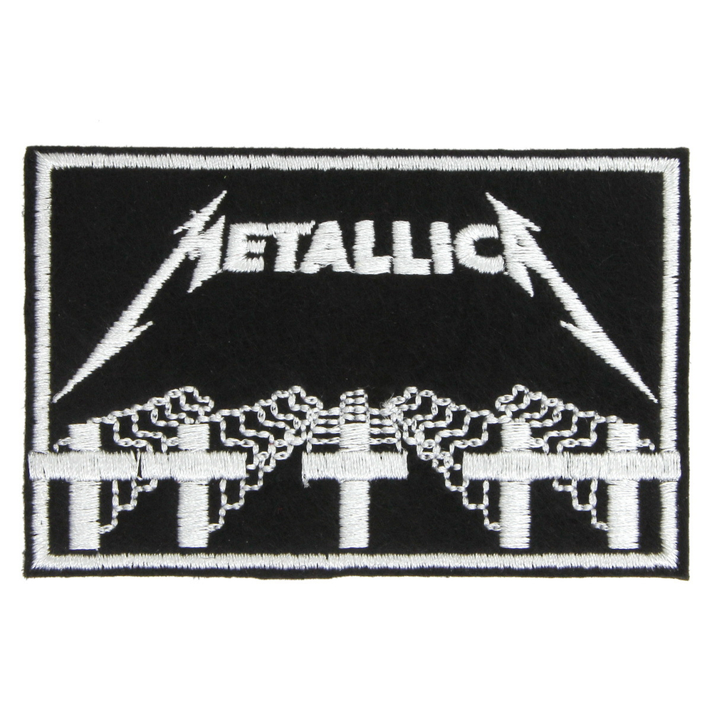 Нашивка с вышивкой группы Metallica