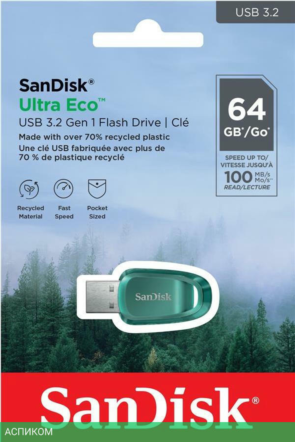 USB Flash-накопитель SanDisk SDCZ96-064G-G46 64GB