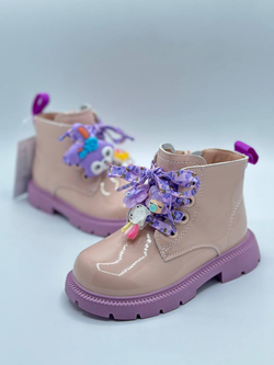 Ботинки для девочек Buba Purple
