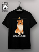 Футболка собака породы колли