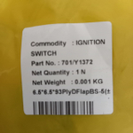 Этикетка Замка зажигания JCB 3cx 4cx