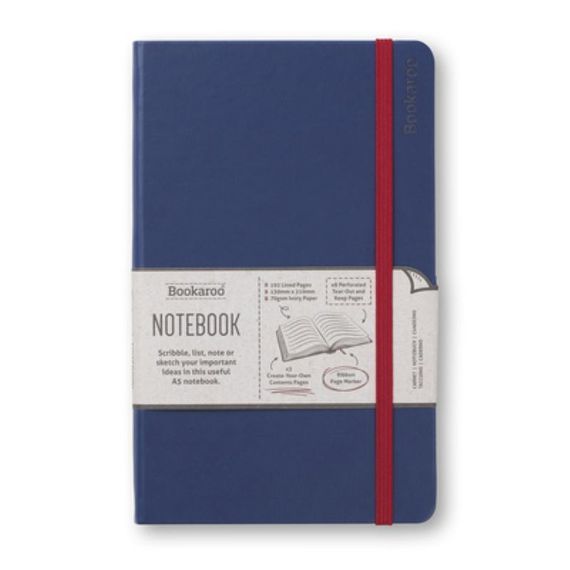 Bookaroo Notebook (A5) Journal - NEW Navy
