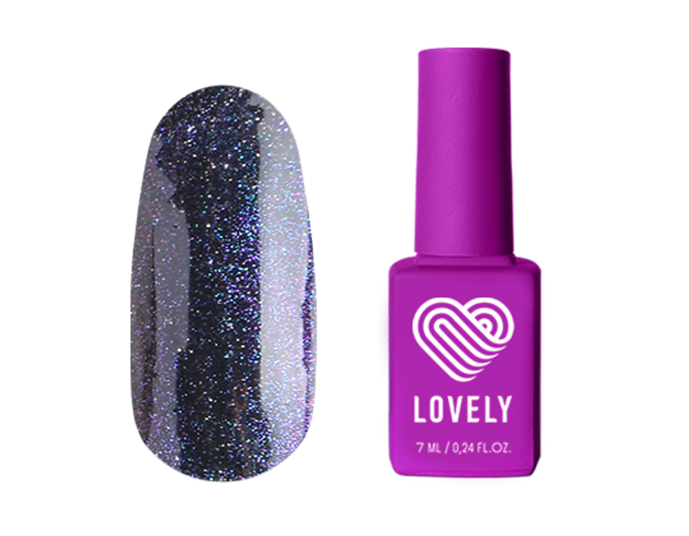 Гель-лак магнитный со светоотражающими частицами "Magic eyes" Lovely, №ME03, 7ml