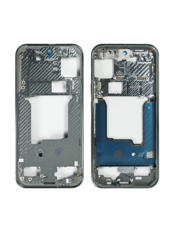 Средняя часть корпуса (рамка) для Google Pixel 9 Pro серо-зеленая (Hazel)