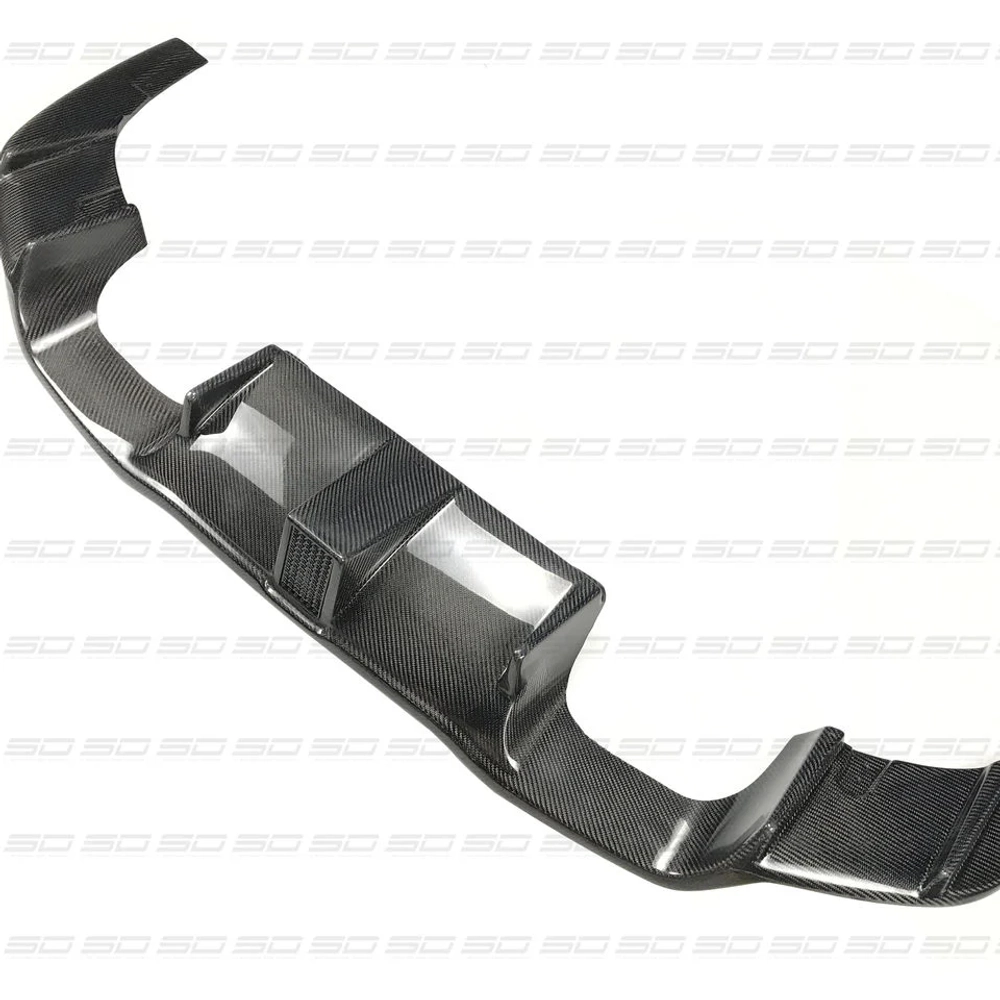 Карбоновый диффузор заднего бампера K Style с подсветкой для BMW M2 F87 БМВ тюнинг