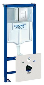 Инсталляция Grohe Rapid SL 38775001 для унитаза подвесного с панелью смыва Skate Cosmopolitan