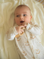 Комбинезон на кнопках "Лошадки с горошками"