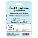 Mild By Nature, Sierra Bees™, органические бальзамы для губ, без добавок, упаковка из 4 шт. по 4,25 г (0,15 унции)