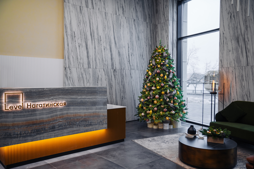 Дизайнерская ель «Элегантный шик»