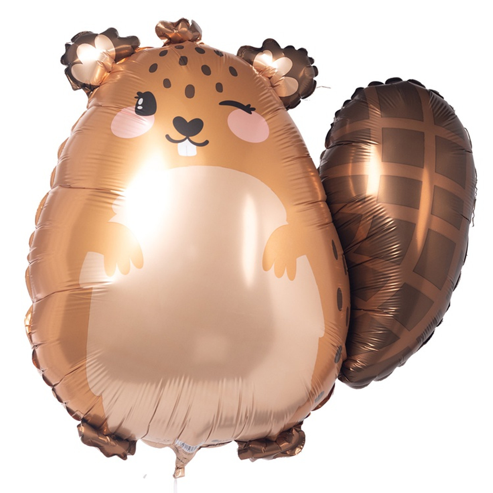 Шар (21''/53 см) Фигура, Милый Бобр