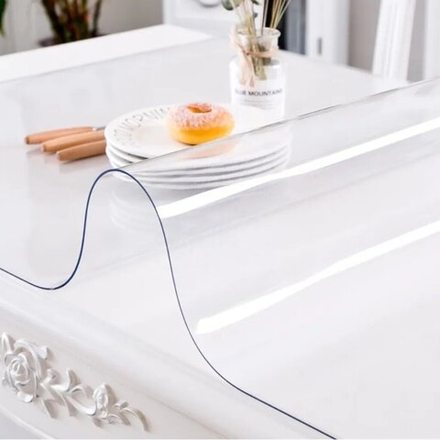 Скатерть Гибкое стекло 80х140см, 0.8м