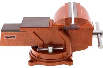 Слесарные тиски SPARTA 150 мм, поворотные, с наковальней 186275