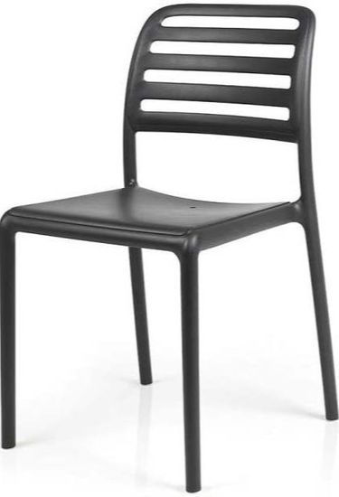 Стул Costa Bistrot пластиковый цвет антрацит Nardi Италия