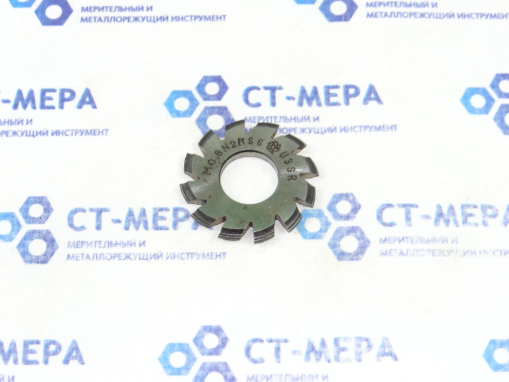 Фреза модульная М0.8 №2 HSS z=12 dпос=13 D=32