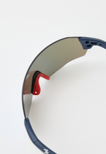 Спортивные очки 720armour Kamikaze Cylinder / Matte Dark Navy / Smoke Full  Blue Ti Lens