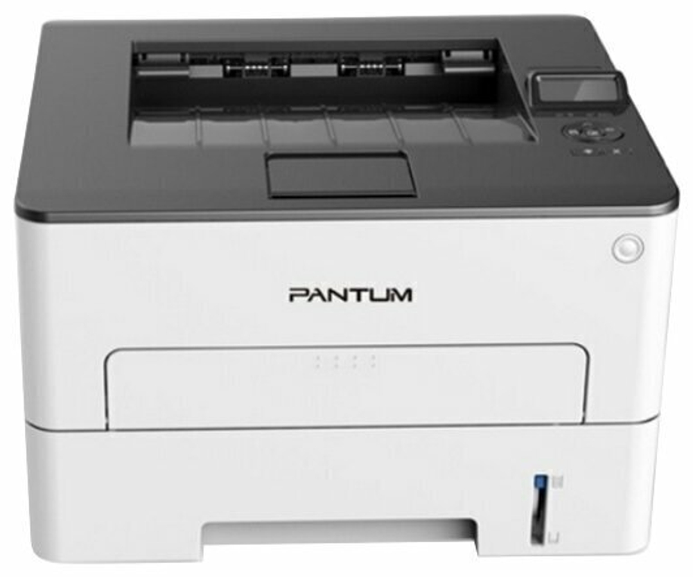 Принтер лазерный Pantum P3300DW, ч/б, A4, белый/черный