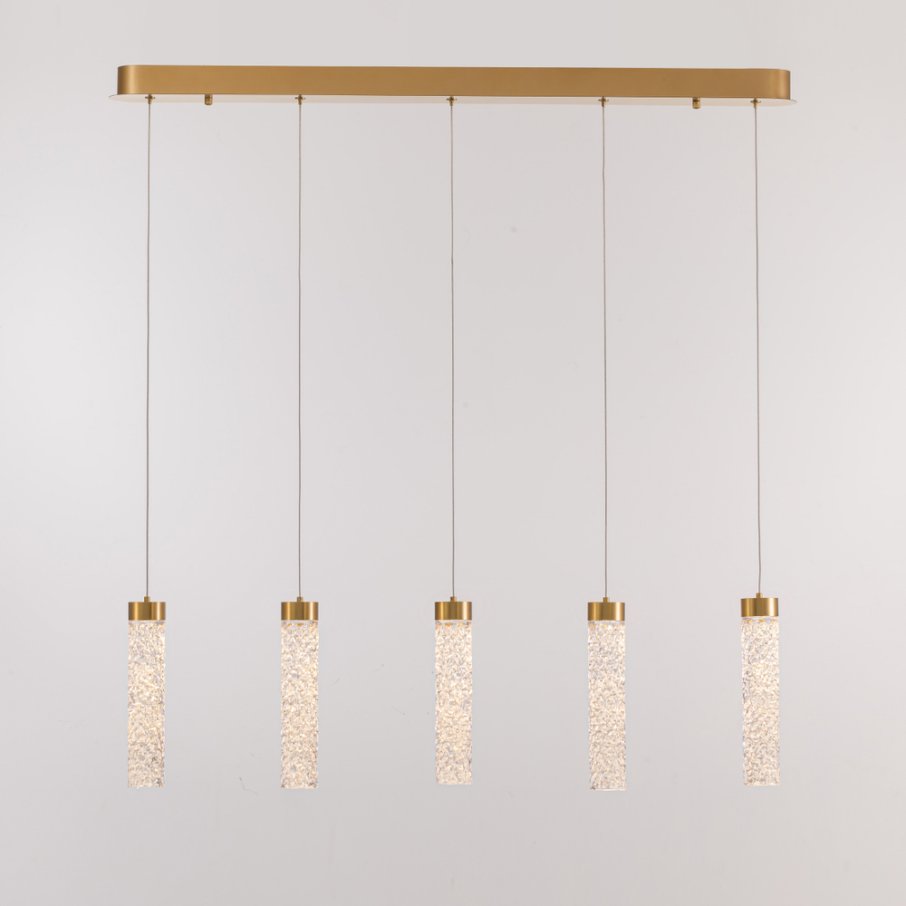 Подвесной светильник MD24030028-5B brass/clear