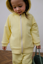 Костюм из футера петля (сливочное масло)