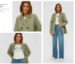 Хлопковая рубашка с вышивкой пайетками s.Oliver