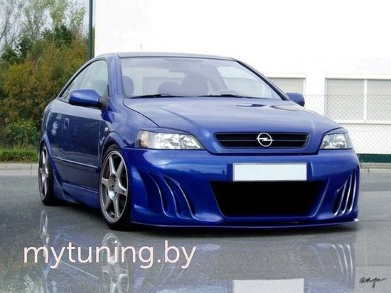 Передний бампер SHARK Opel Astra G