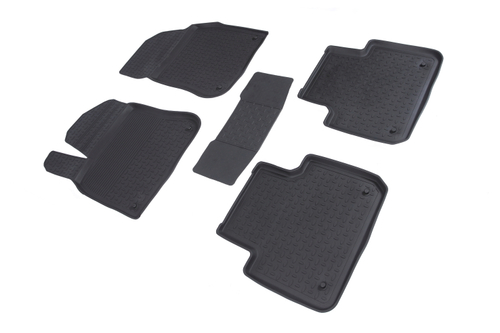 Резиновые коврики с высоким бортом для Volkswagen Touareg III 2018-н.в., Seintex.89901