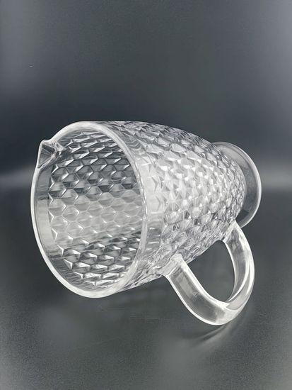 Кувшин стеклянный 1,1 л. на ножке, серия Грани