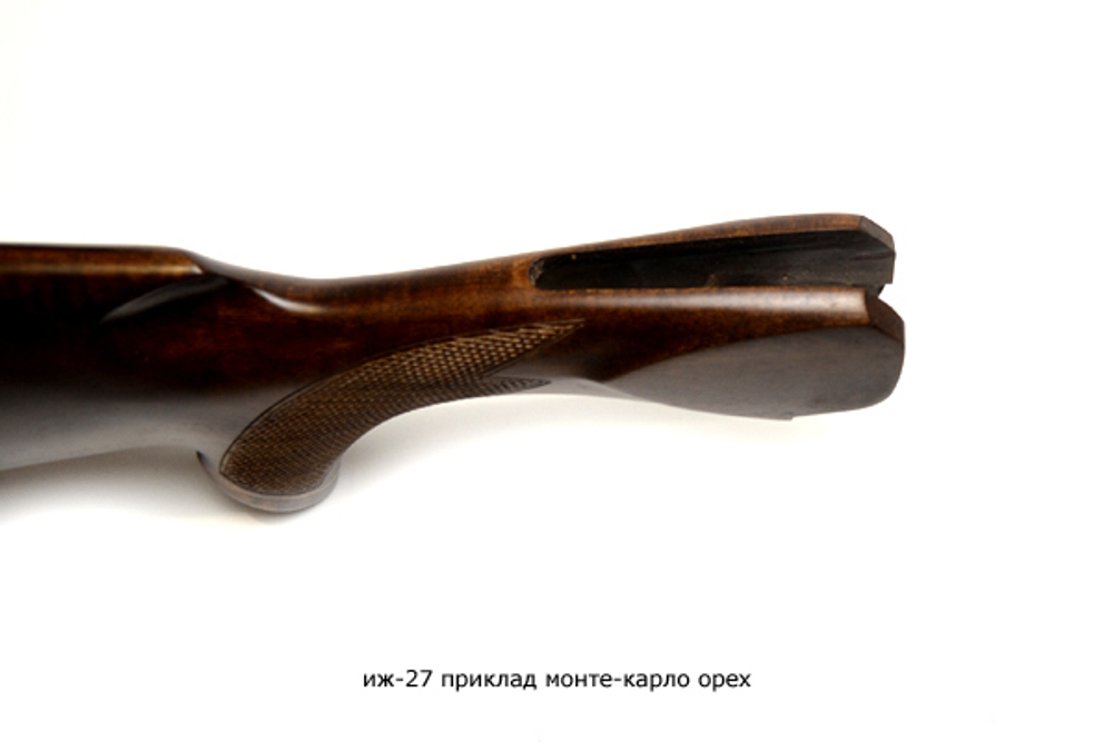 Приклад и цевье на ИЖ-27 Монте-Карло орех, после 88 года, 12 калибр