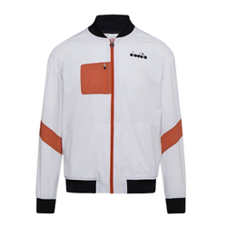 Мужская теннисная кофта Diadora FZ Jacket Challenge - optical white