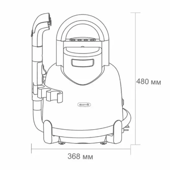 Пылесос моющий Deerma DEM-BY700 , зеленый