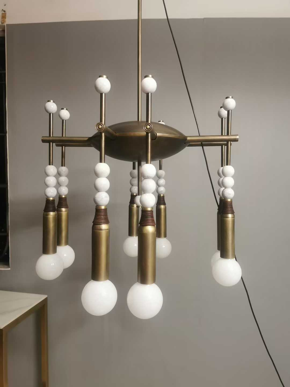 Chandelier Talisman by Apparatus (14 lampshades)