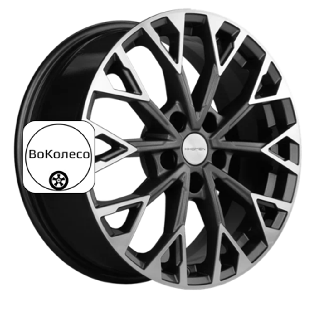 7x17/5x108 ET40 D54,1 KHW1718 (Jac/Москвич 3) Gray-FP Khomen Wheels