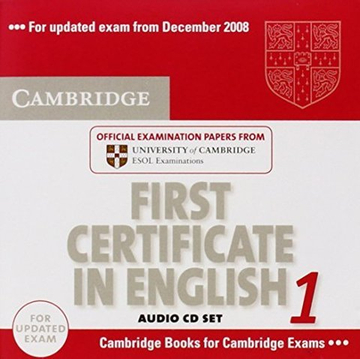 Cambridge First Certificate in English 1 for updated exam Audio CDs (2)