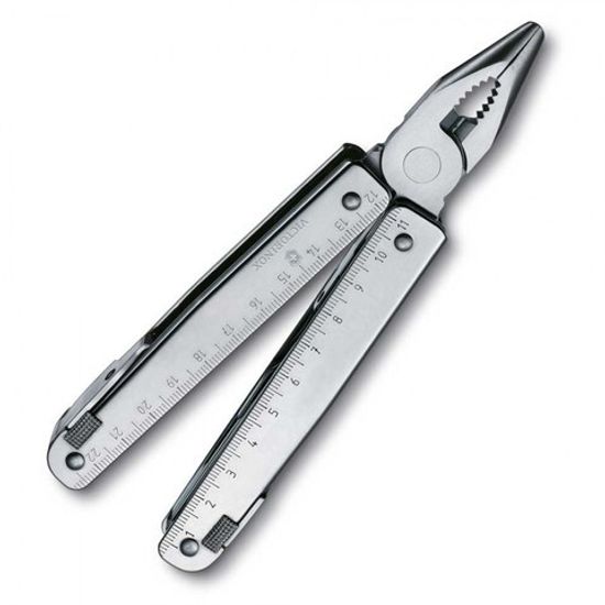 Многофункц. инстр.-т Victorinox Мод. SwissTool (лезвие serrated+напильник)(115мм)(чехол: нейлон) - 27 функций