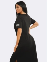 Платье хлопок однотон большие размеры