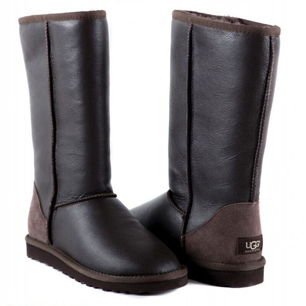 Угги Classic Tall Metallic Chocolate