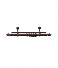 Карниз круглый Legrand Кантри 2-х  рядный 1800 мм