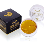 Патчи для глаз с Золотом и Муцином Улитки Moods Snail Gold Jelly Mask