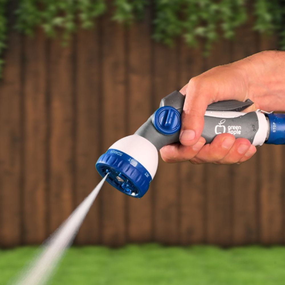 GWHM12-037 GREEN APPLE Пистолет-распылитель, пластик, 8 режимов