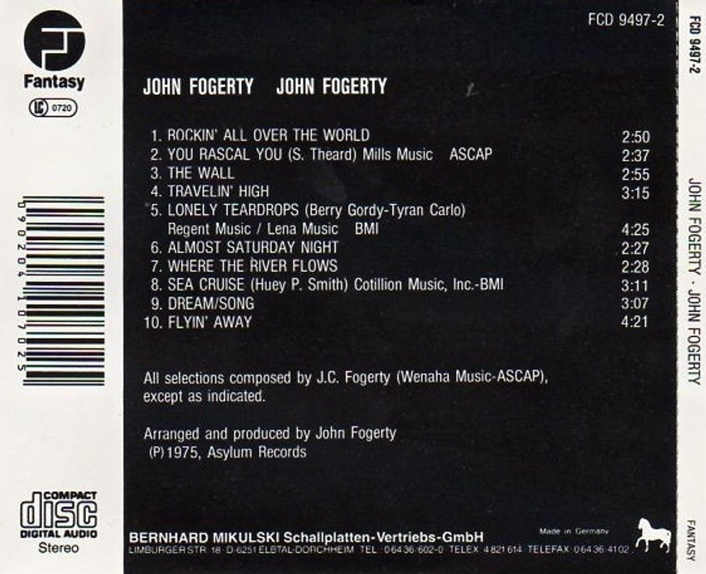 John Fogerty / John Fogerty (CD)