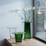 Ваза victoria, 36 см, зеленая