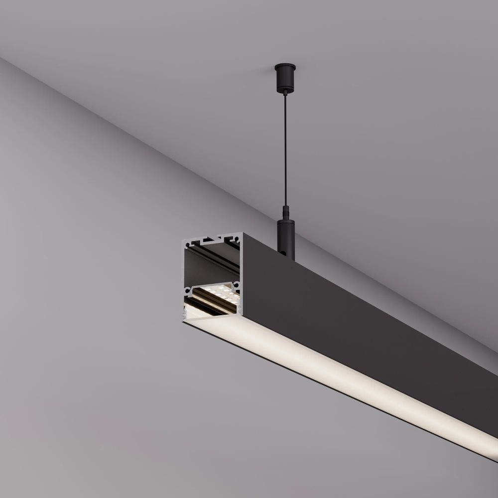 Профиль IP-LINE-4050-2000 BLACK (Arlight, Алюминий) 053898