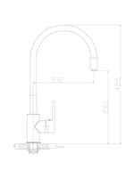 Смеситель Rossinka Z35-35U-Gray для кухни